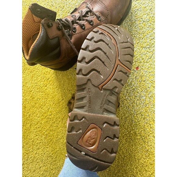 Timberland PRO Series Boots Titan Toe Brown Leather Size 7 main image 4